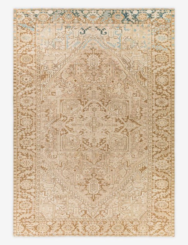 Vintage Turkish Hand-Knotted Wool Rug No. 348, 8  4  x 11  7  on Sale