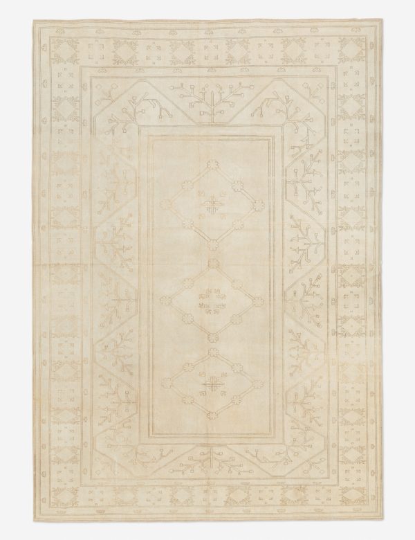 Vintage Turkish Hand-Knotted Wool Rug No. 281, 9 11  x 13 10  Hot on Sale