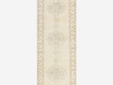 Vintage Turkish Hand-Knotted Wool Runner Rug No. 151, 3 1  x 11 4  Online