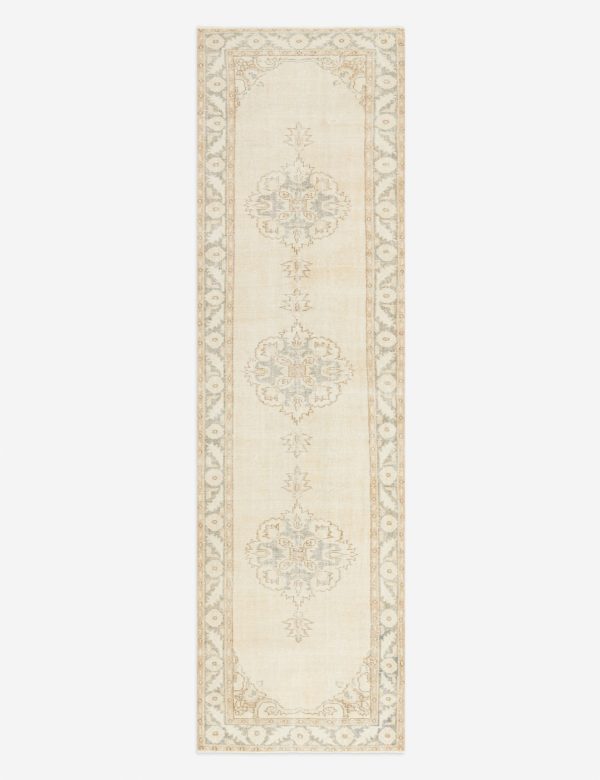 Vintage Turkish Hand-Knotted Wool Runner Rug No. 151, 3 1  x 11 4  Online