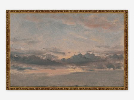 Yale, A Cloud Study, Sunset Print Online