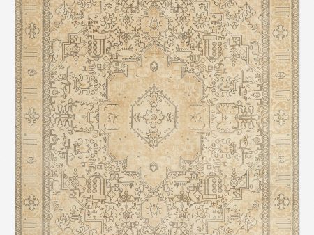 Vintage Turkish Hand-Knotted Wool Rug No. 285, 9 8  x 12 6  Sale