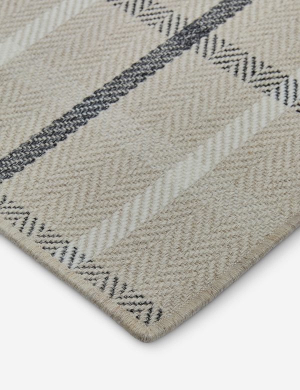 Custom Amsing Flatweave Wool Rug, Toasted Coconut Swatch 5.5  x 6  Online