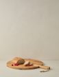 Handcrafted Round Oak Serving Board by etúHOME Hot on Sale