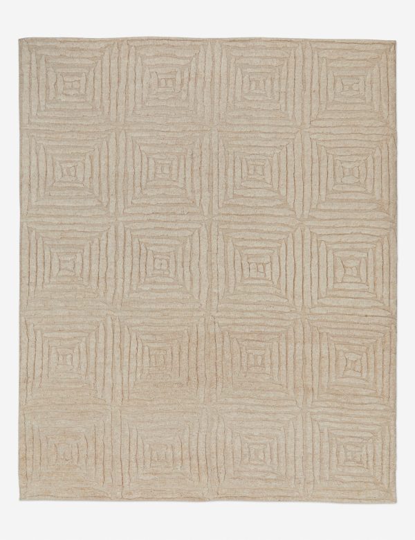 Metz Hand-Knotted Wool Rug Swatch 12  x 12  Online Sale