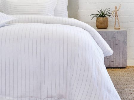 Blake Linen Duvet by Pom Pom at Home For Sale