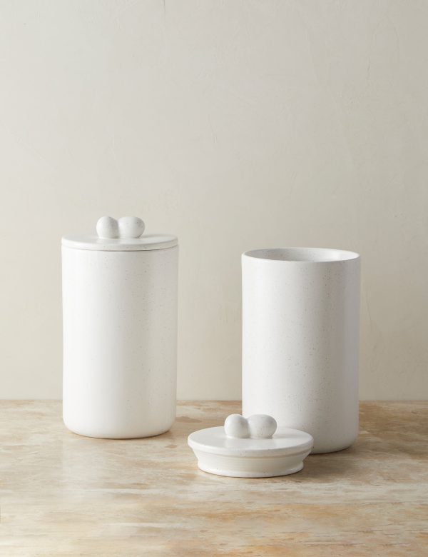 Shapeshifter Ceramic Canister (Set of 2) by Sarah Sherman Samuel Fashion