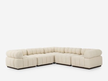 Tomasso 4-Piece Corner Sectional Sofa on Sale