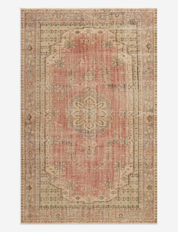 Vintage Turkish Hand-Knotted Wool Rug No. 329, 5 9  x 9 1  Discount