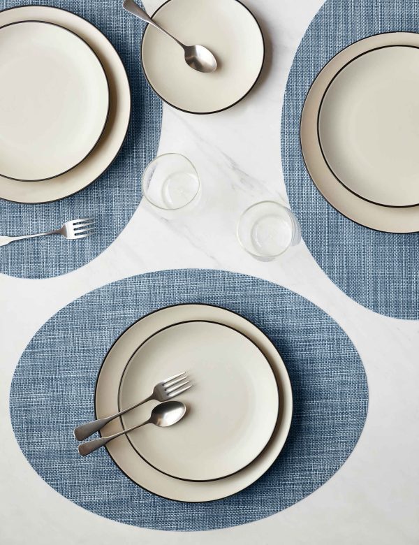 Mini Basketweave Oval Placemat (Set of 4) by Chilewich Online