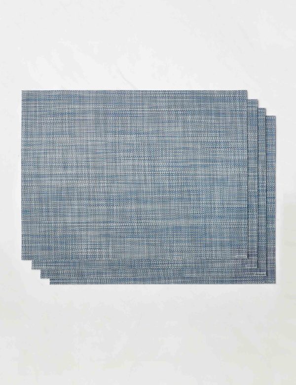 Mini Basketweave Rectangle Placemat (Set of 4) by Chilewich For Discount