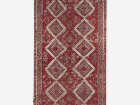 Vintage Turkish Hand-Knotted Wool Rug No. 234, 4 9  x 11 2  For Sale