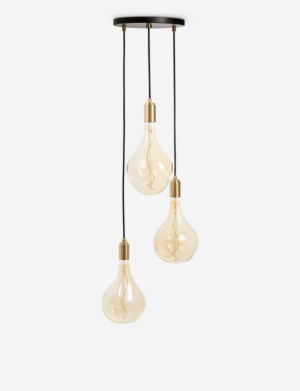 Triple Pendant Light with Voronoi II by Tala For Sale