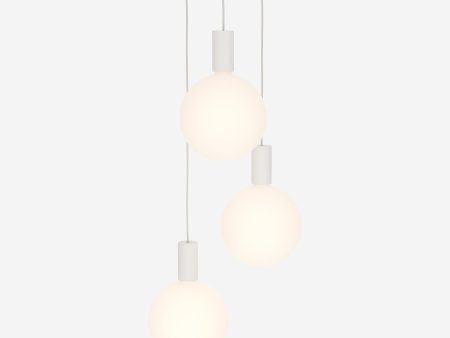 Alumina Triple Pendant Light by Tala For Discount