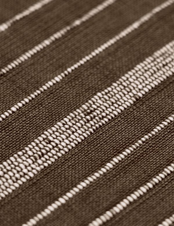 Cusco Stripe Textured Cotton Fabric by KUFRI Hot on Sale