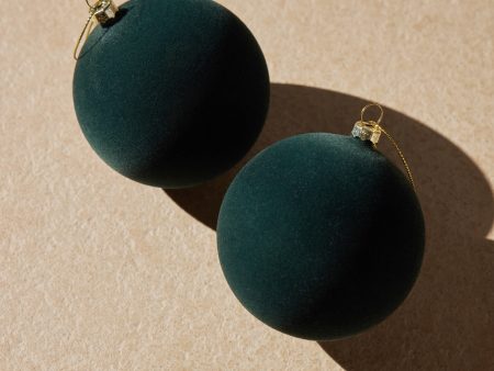 Velvet Ball Ornament (Set of 2) by Cody Foster and Co Hot on Sale