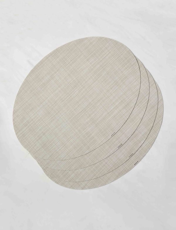 Mini Basketweave Oval Placemat (Set of 4) by Chilewich Online