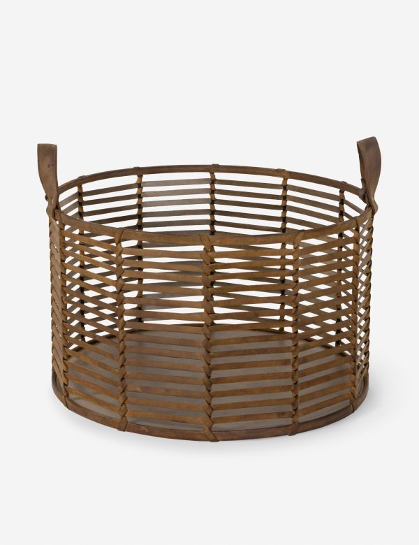 Finn Leather Basket by Regina Andrew Online