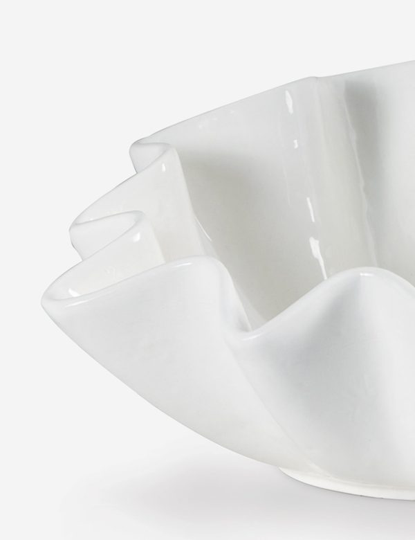 Ruffle Ceramic Bowl by Regina Andrew Online Hot Sale