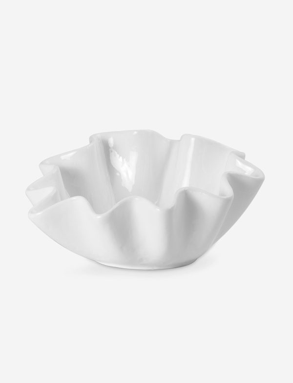 Ruffle Ceramic Bowl by Regina Andrew Online Hot Sale