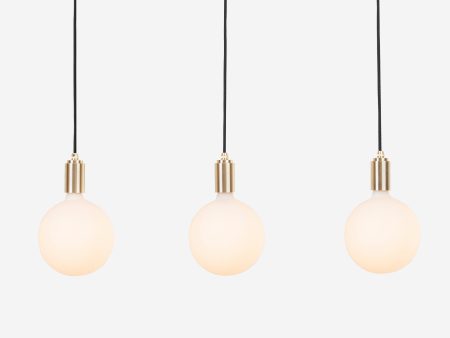 Triple Linear Pendant Light with Sphere IV by Tala Supply