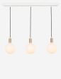 Triple Linear Pendant Light with Sphere IV by Tala Supply