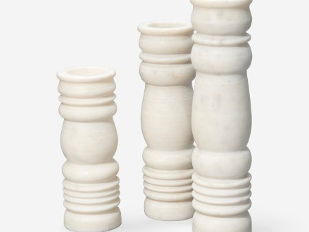 Vasha Candlesticks (Set of 3) Online now