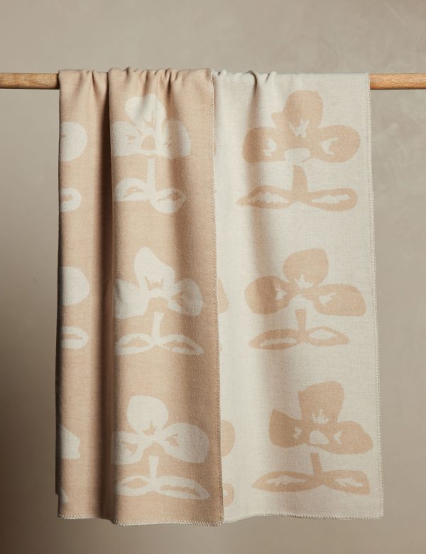 Apila Reversible Wool Throw by Sarah Sherman Samuel on Sale