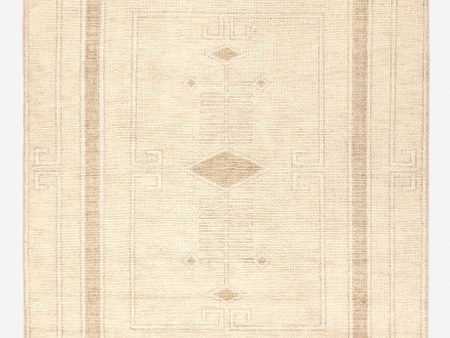 Villa Hand-Knotted Wool Rug For Cheap