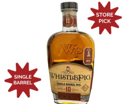 WhistlePig Single Barrel Rye Aged 10 Years - 750ml Store Pick Supply