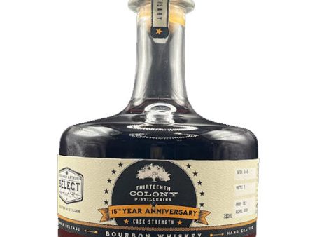 Thirteenth Colony 15th Year Anniversary Bourbon Whiskey -750ml on Sale