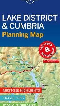 Planet Lonely: Lonely Planet Lake District & Cumbria Planning Map [2019] Online Hot Sale