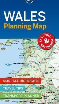 Planet Lonely: Lonely Planet Wales Planning Map [2019] Hot on Sale