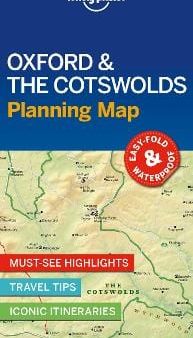 Planet Lonely: Lonely Planet Oxford & the Cotswolds Planning Map [2019] Online Sale